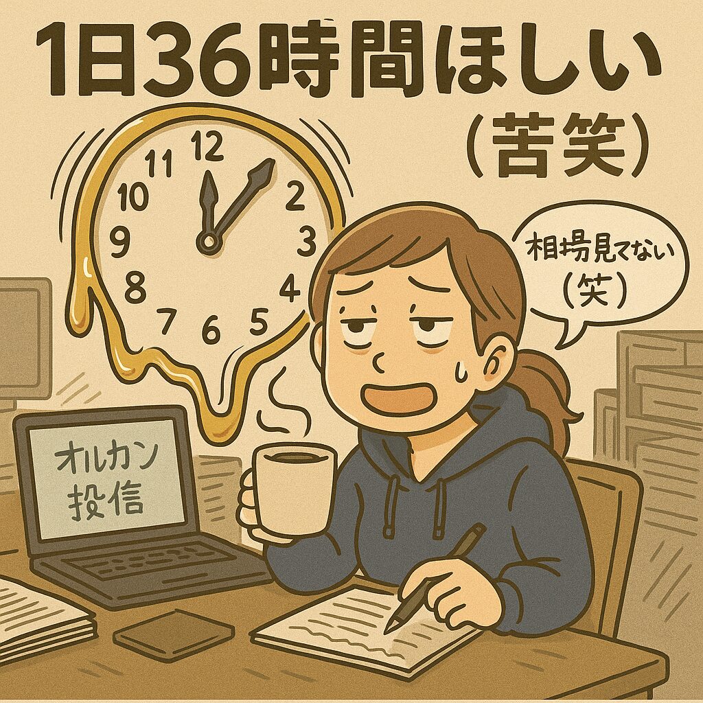 1日36時間ほしい