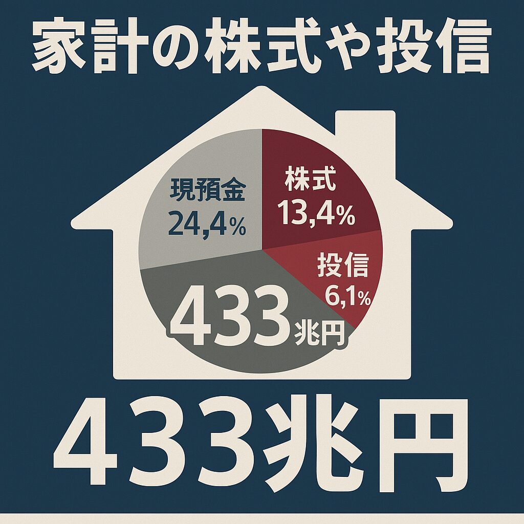 家計の株式や投信