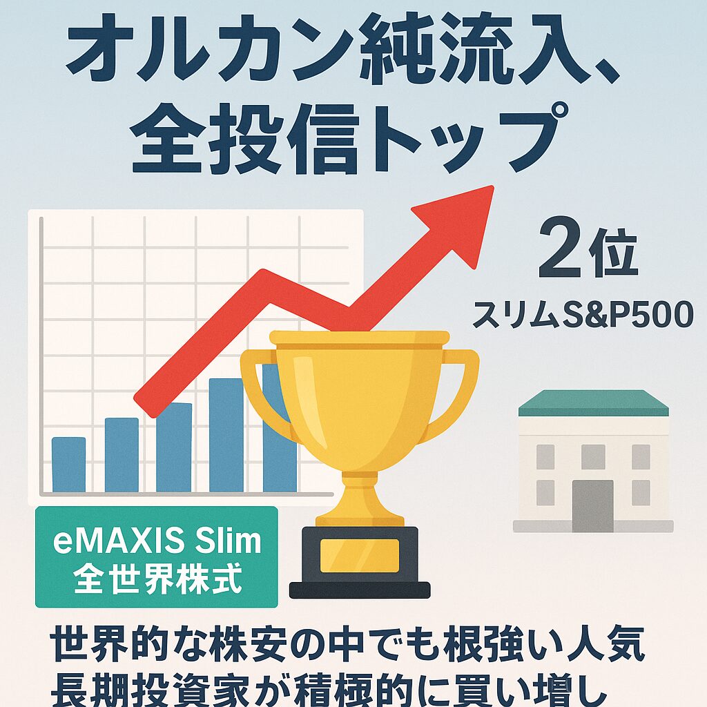 オルカン純流入全投信トップ
