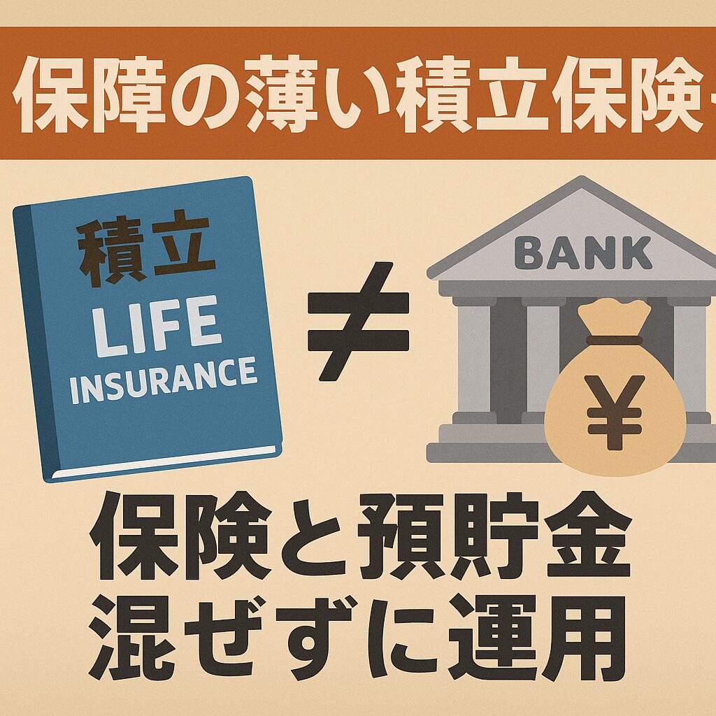 保証の薄い積立保険