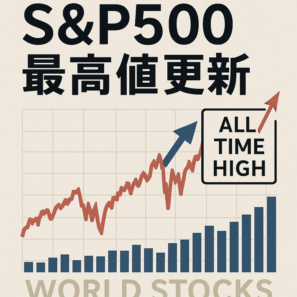 S&P500最高値更新