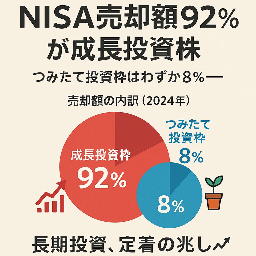 NISA売却額92%成長投資枠