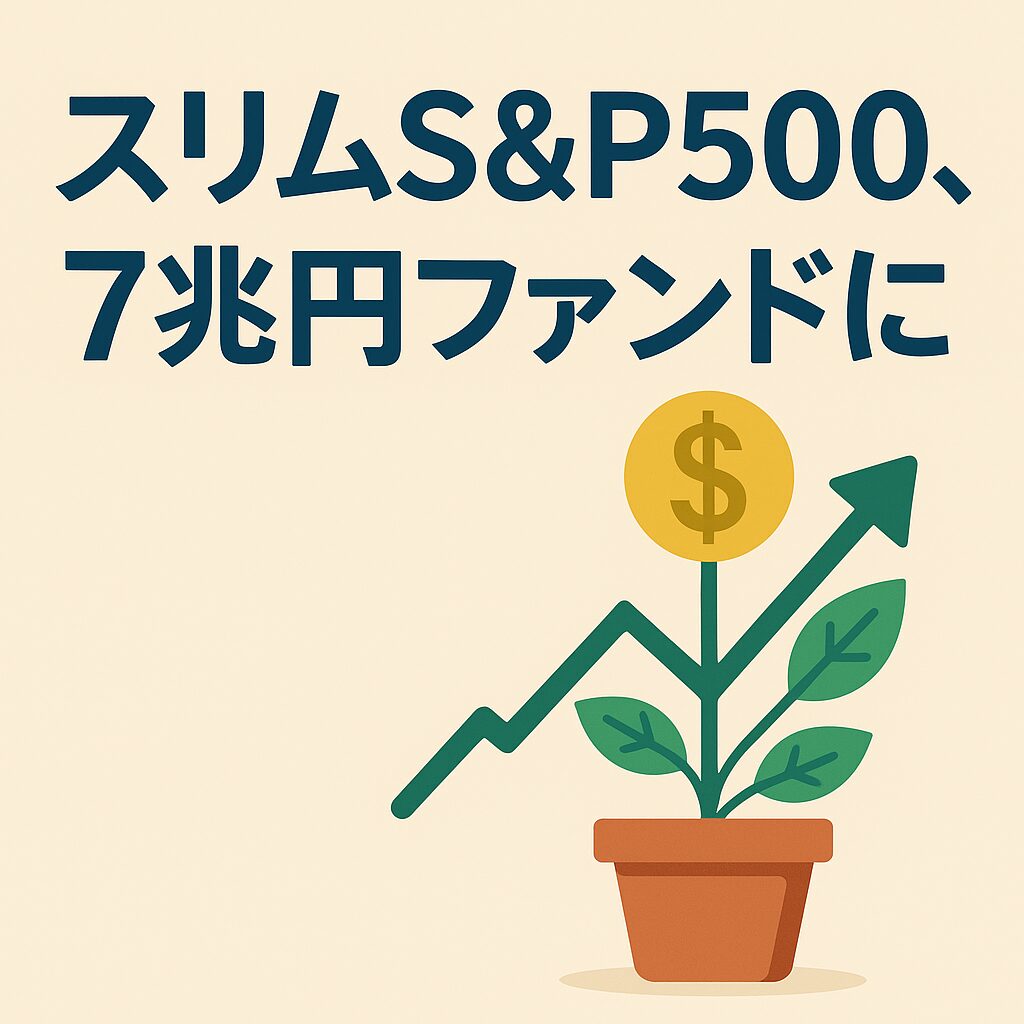 スリムS&P500、７兆円ファンドに