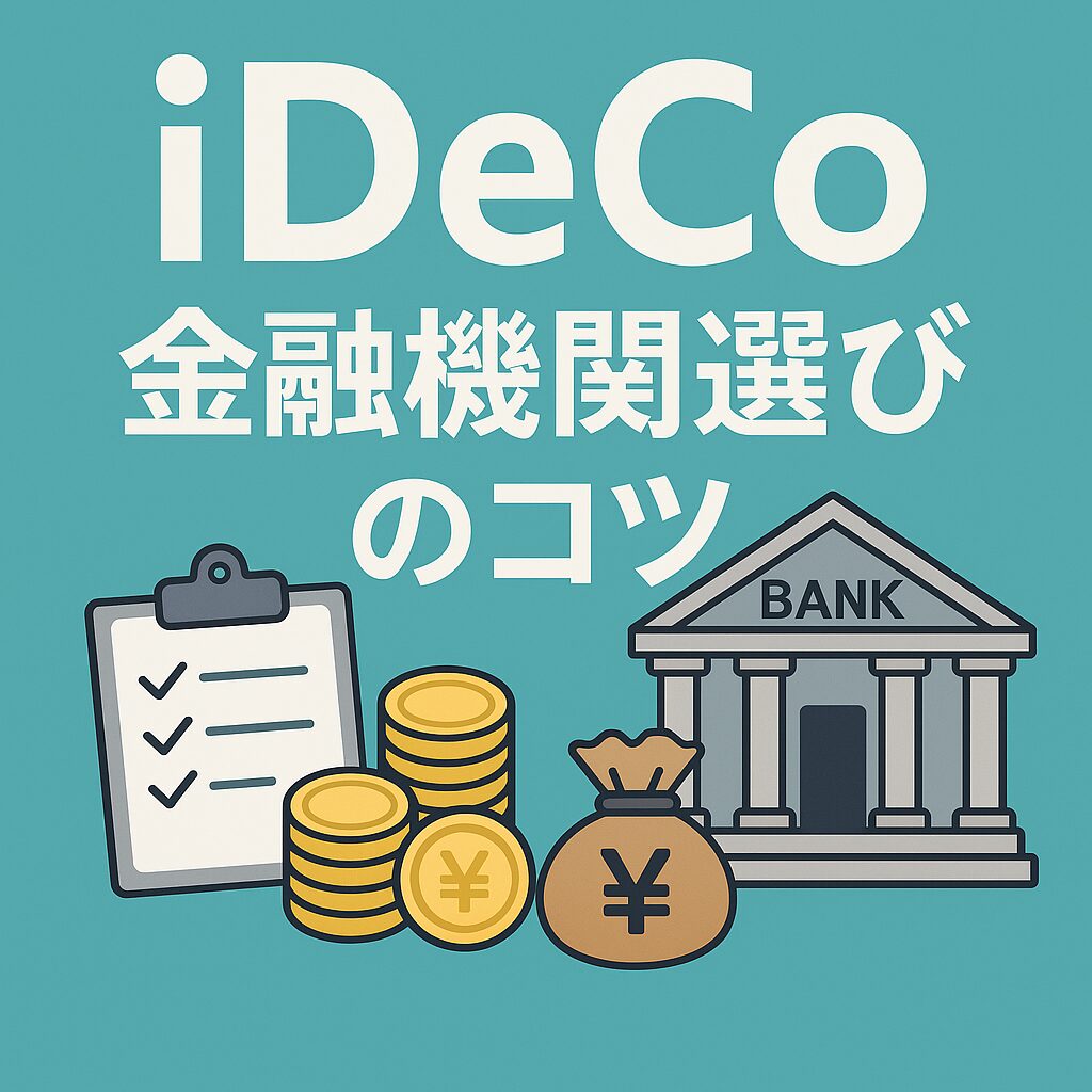 iDeCo金融機関選びのこつ