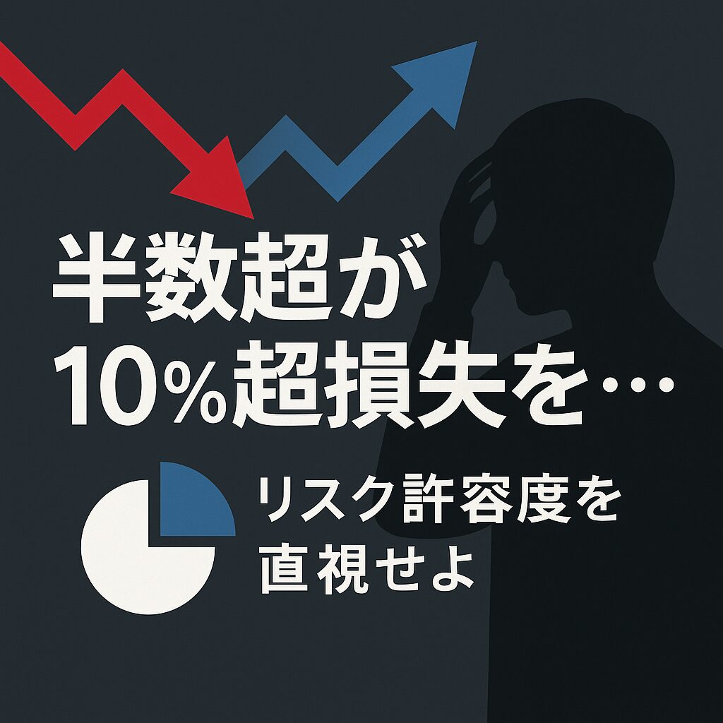 半数超が10％超損失を…