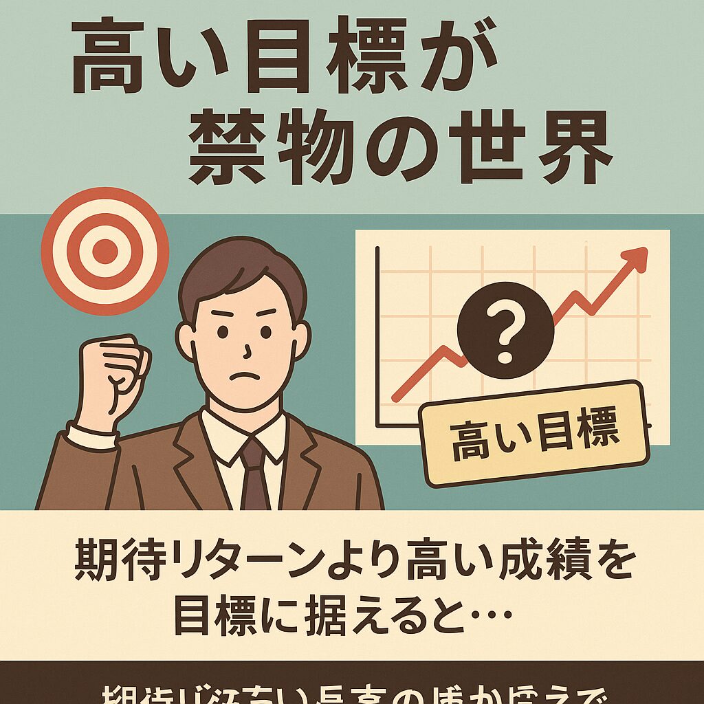 高い目標が禁物の世界