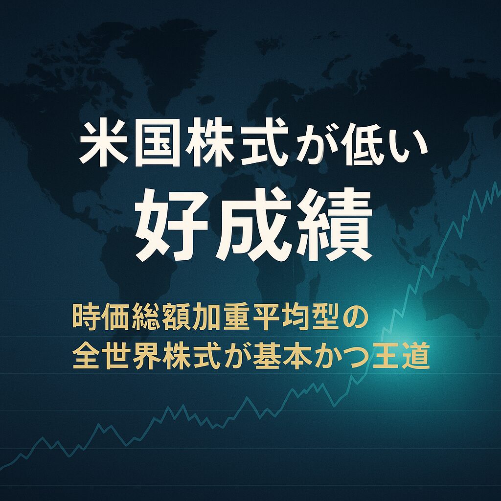 米国株式が低い方が好成績