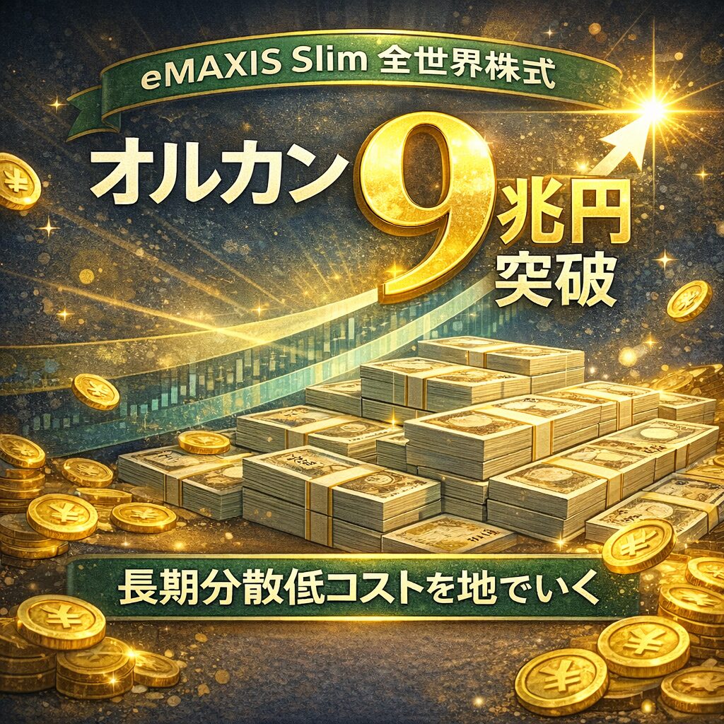 オルカン９兆円突破