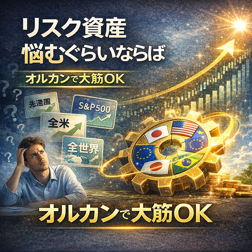 リスク資産悩むぐらいならば