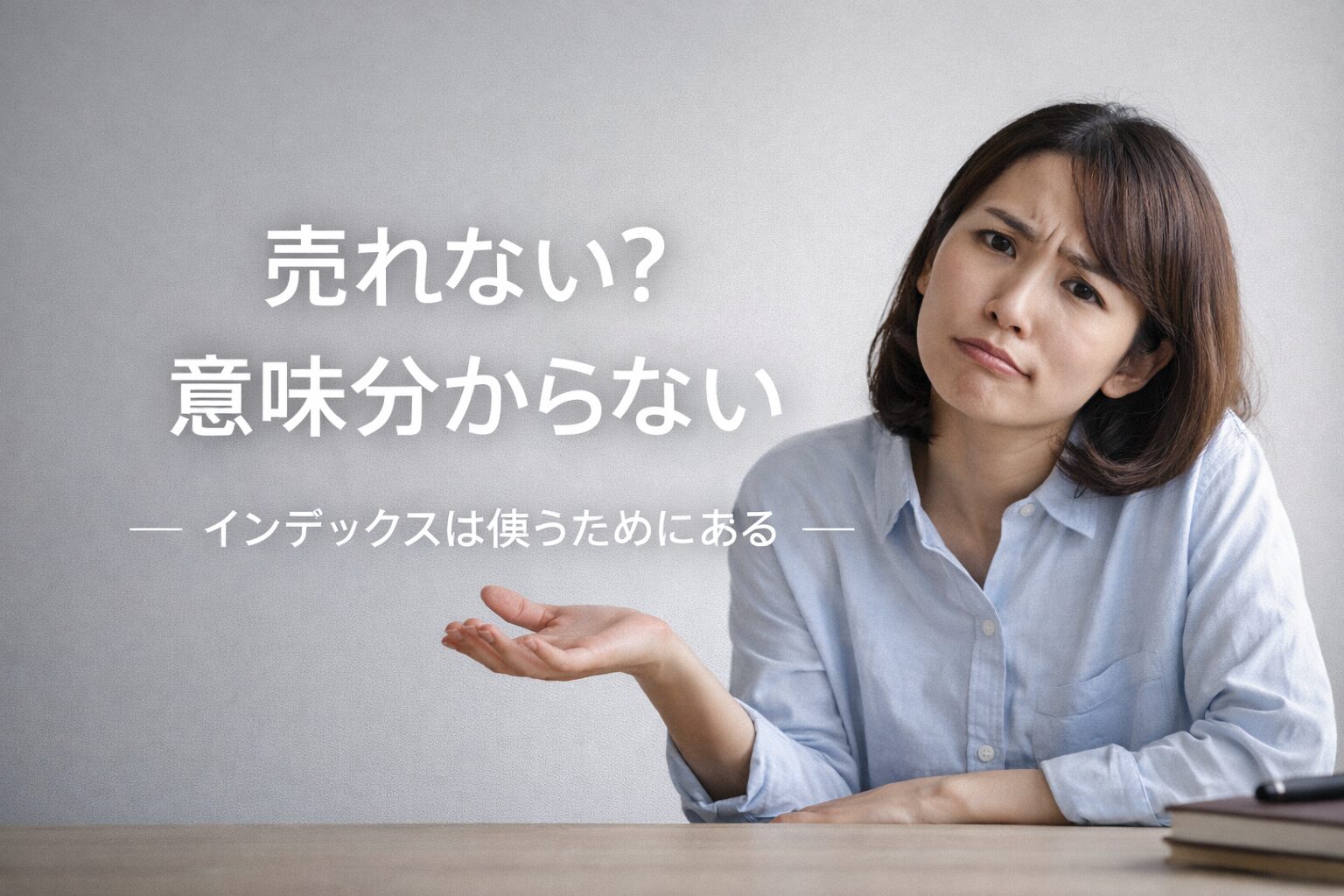 売れない？意味分からない