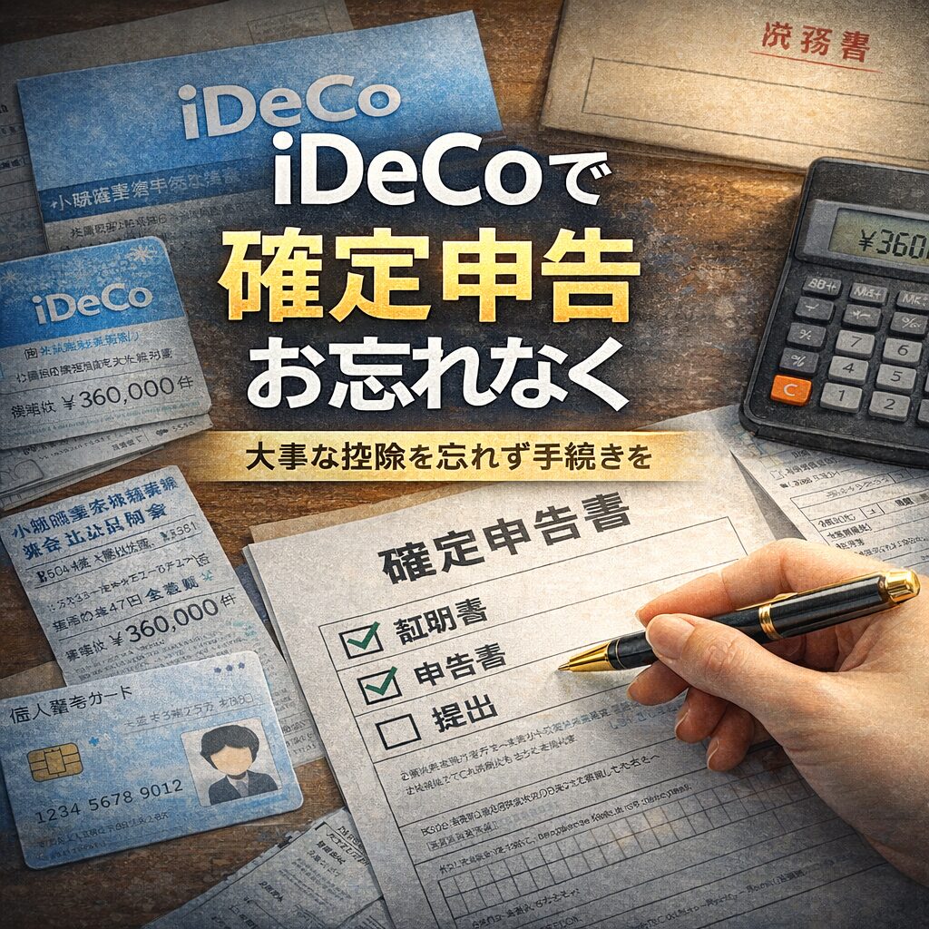 iDeCoで確定申告お忘れなく
