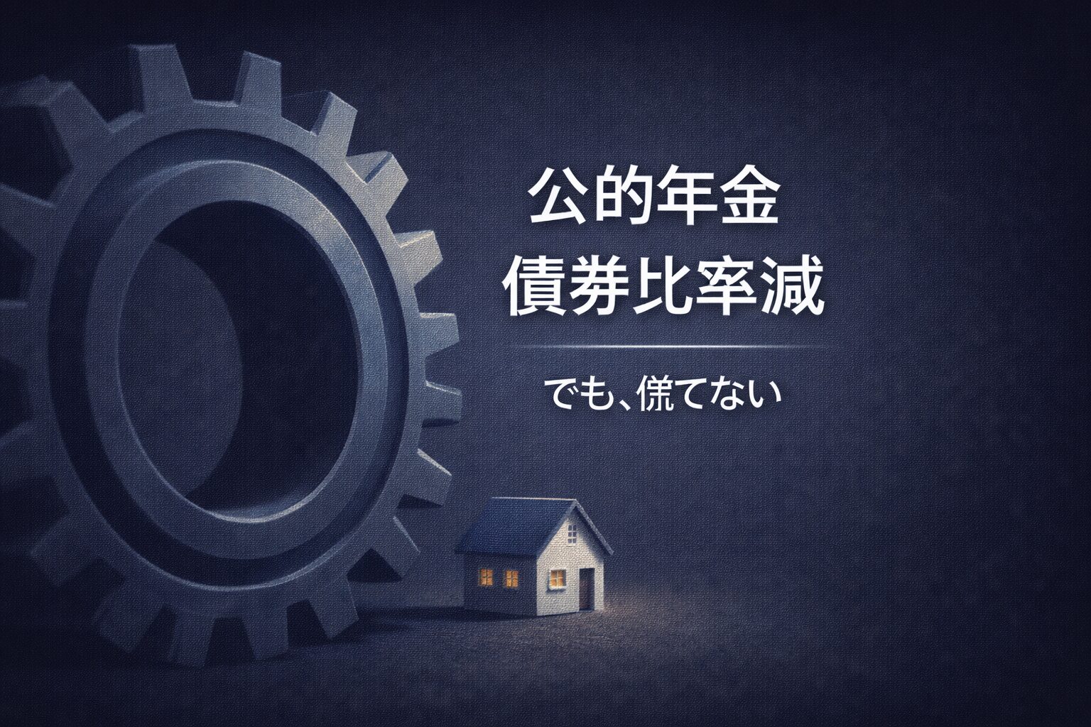 公的年金、債券比率減