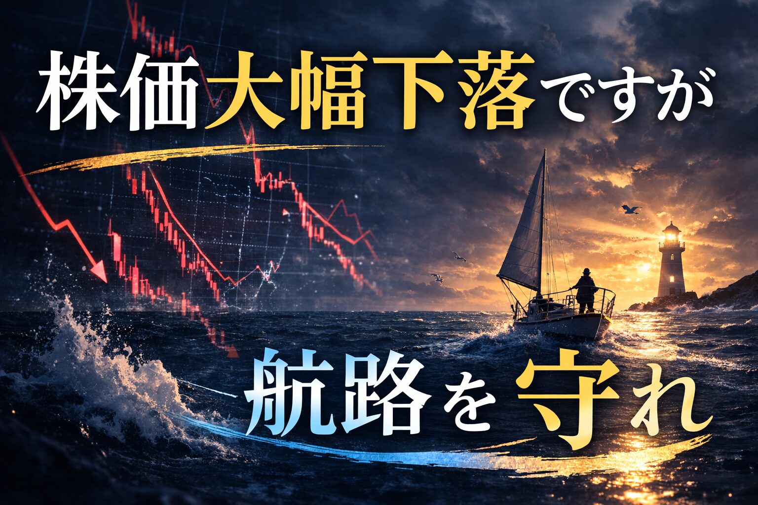株価大幅下落ですが…
