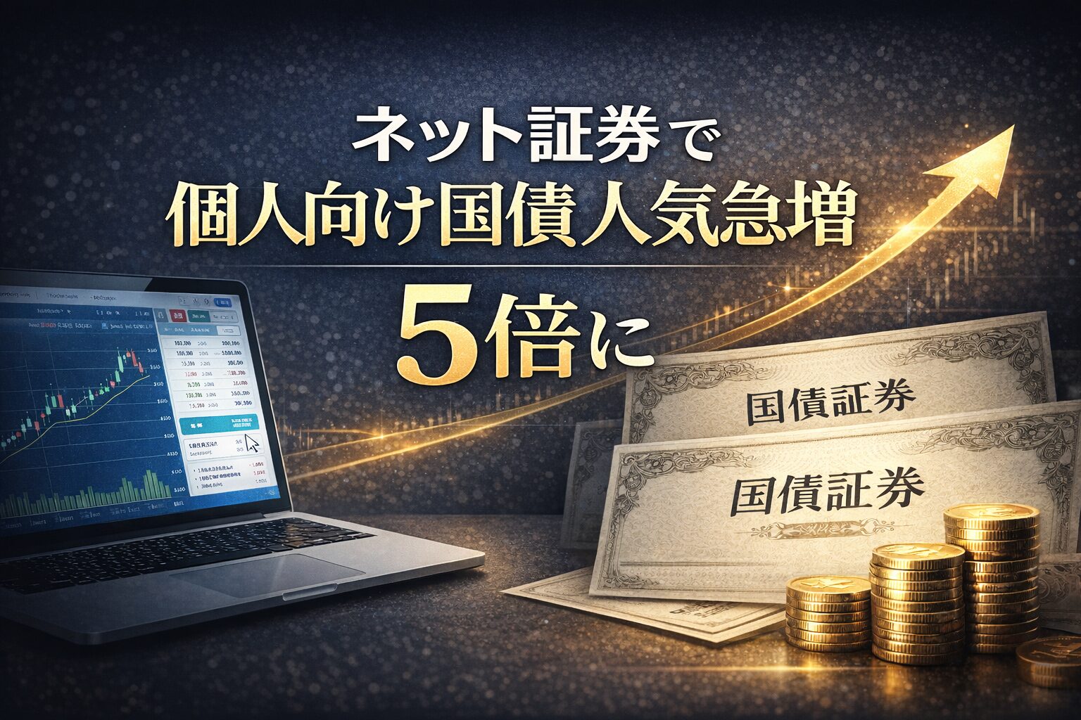 ネット証券で個人向け国債人気急増