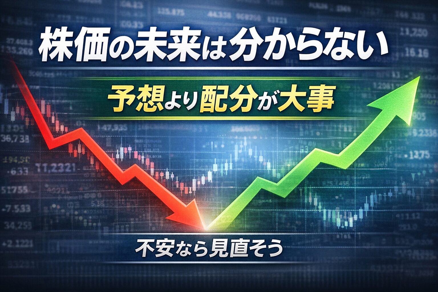 株価の未来は分からない