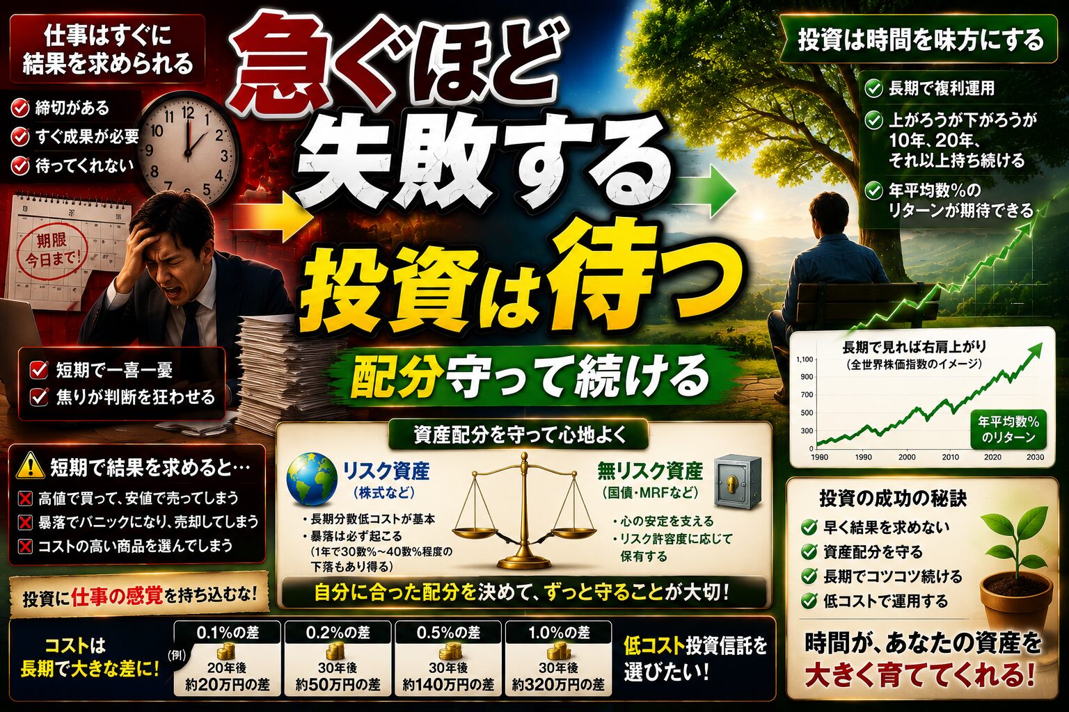 急ぐほど失敗する