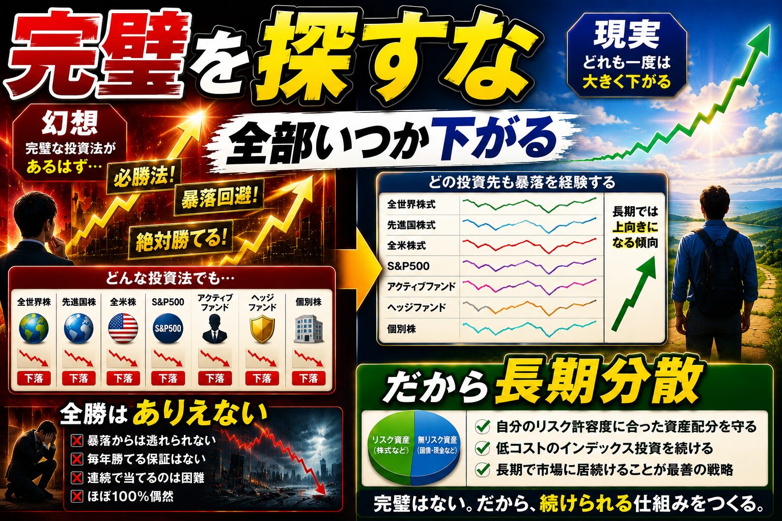 完璧な投資法はない