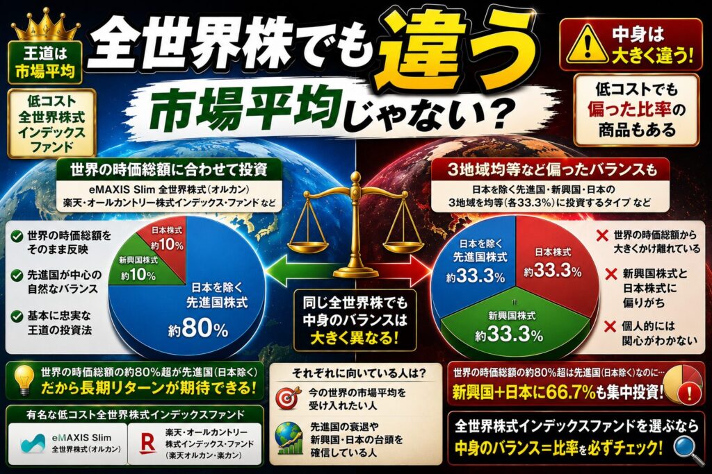全世界株式でも