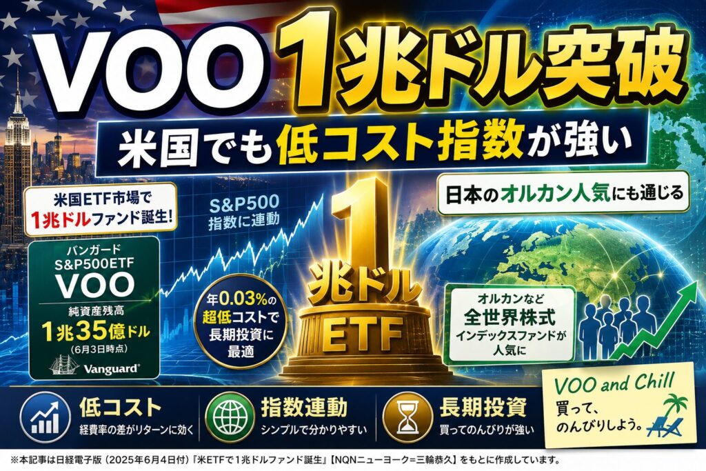 VOO１兆ドル突破