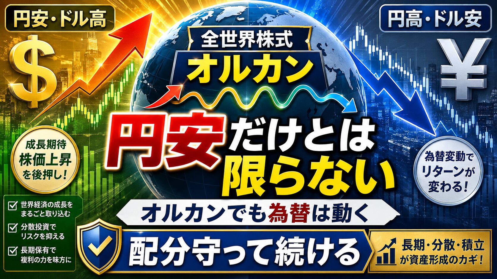 オルカンと円安・円高