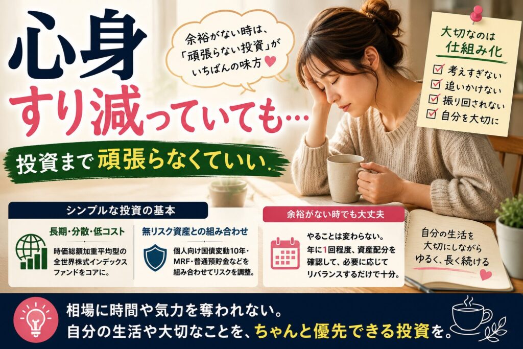 心身すり減っていても
