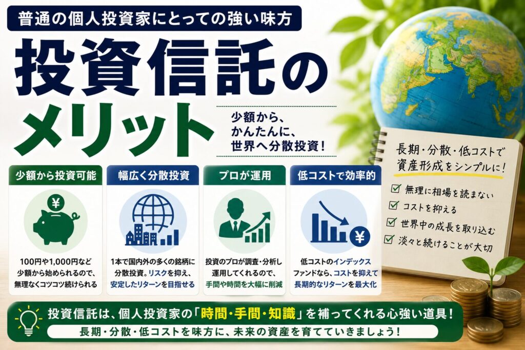 投資信託のメリット
