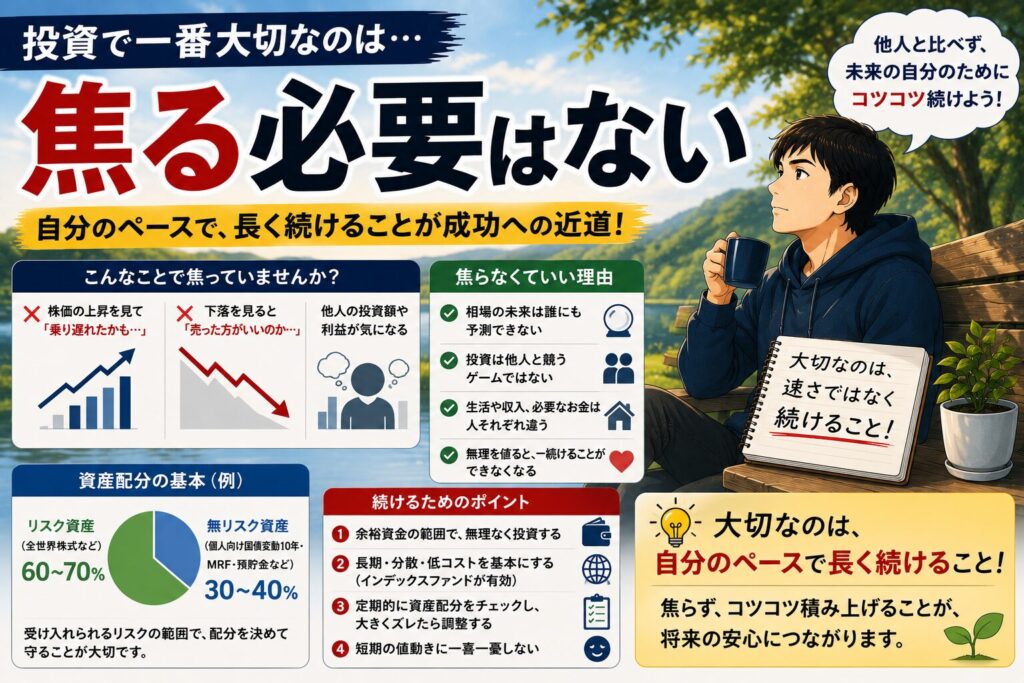 焦る必要なし
