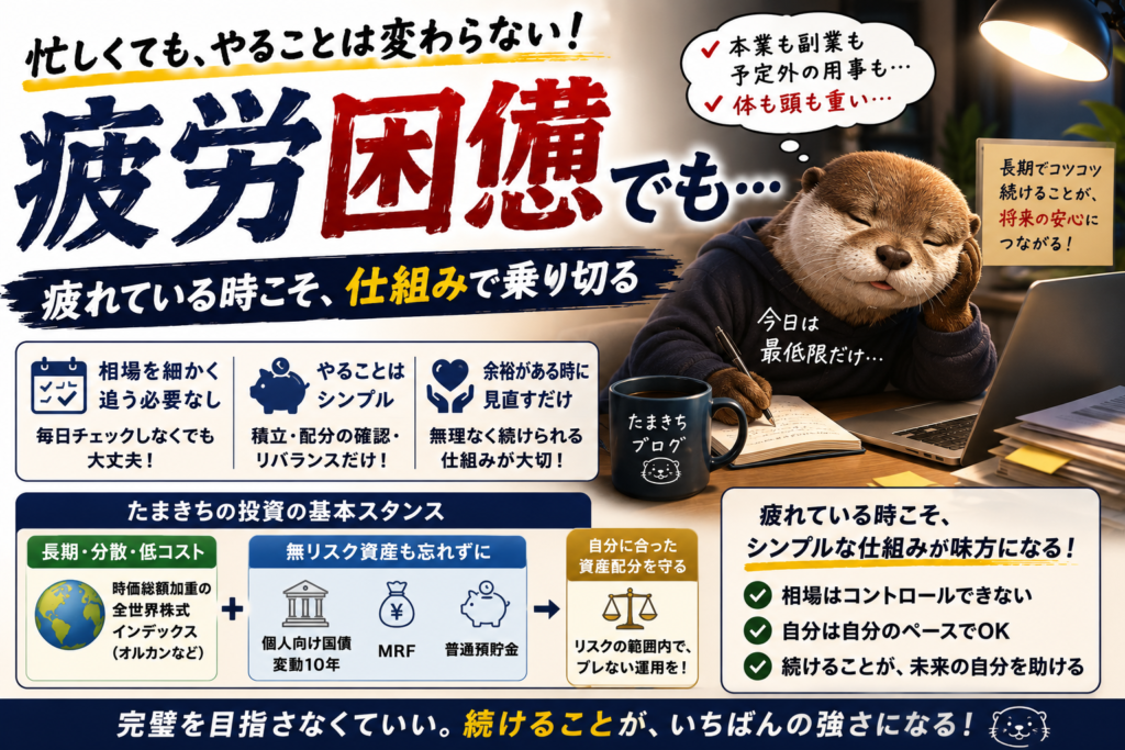 疲労困憊でも