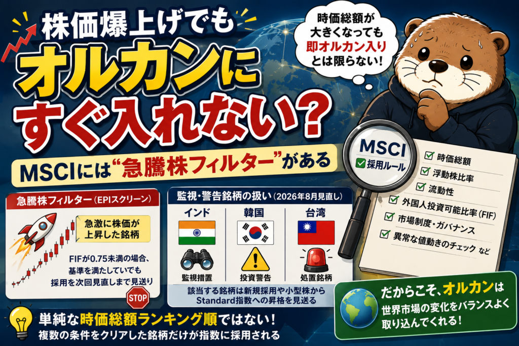 オルカン銘柄採用