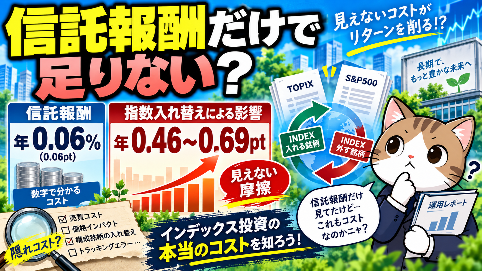 信託報酬だけで足りない