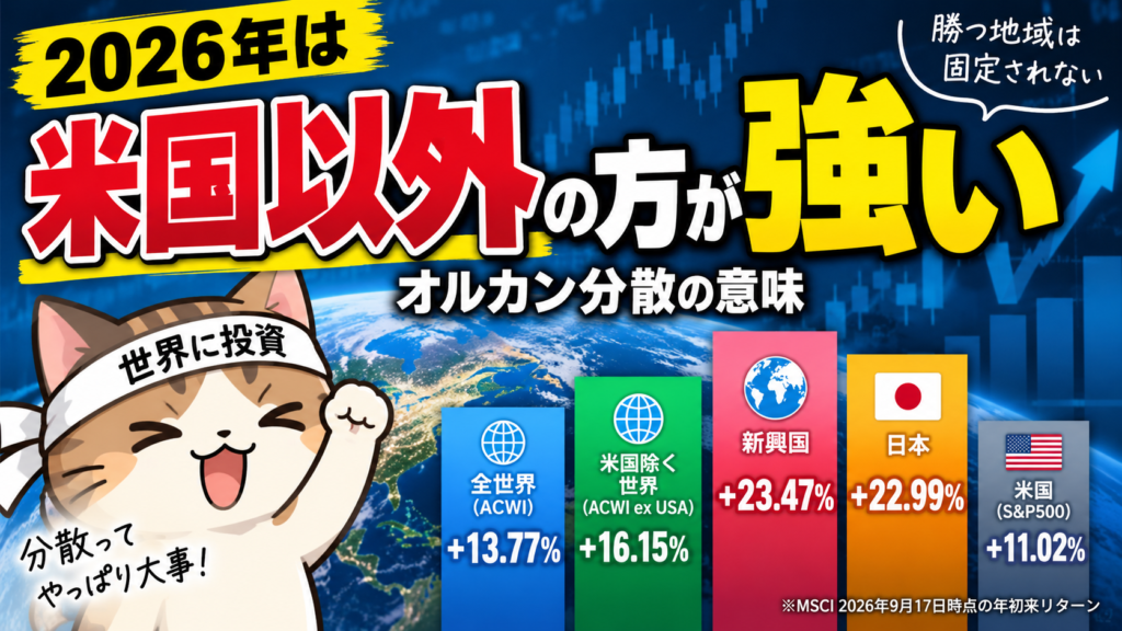 米国以外が強い