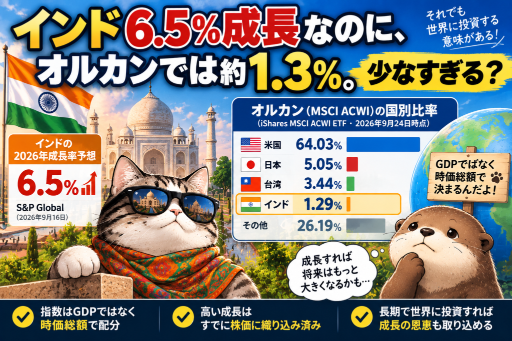 インドのオルカン比率