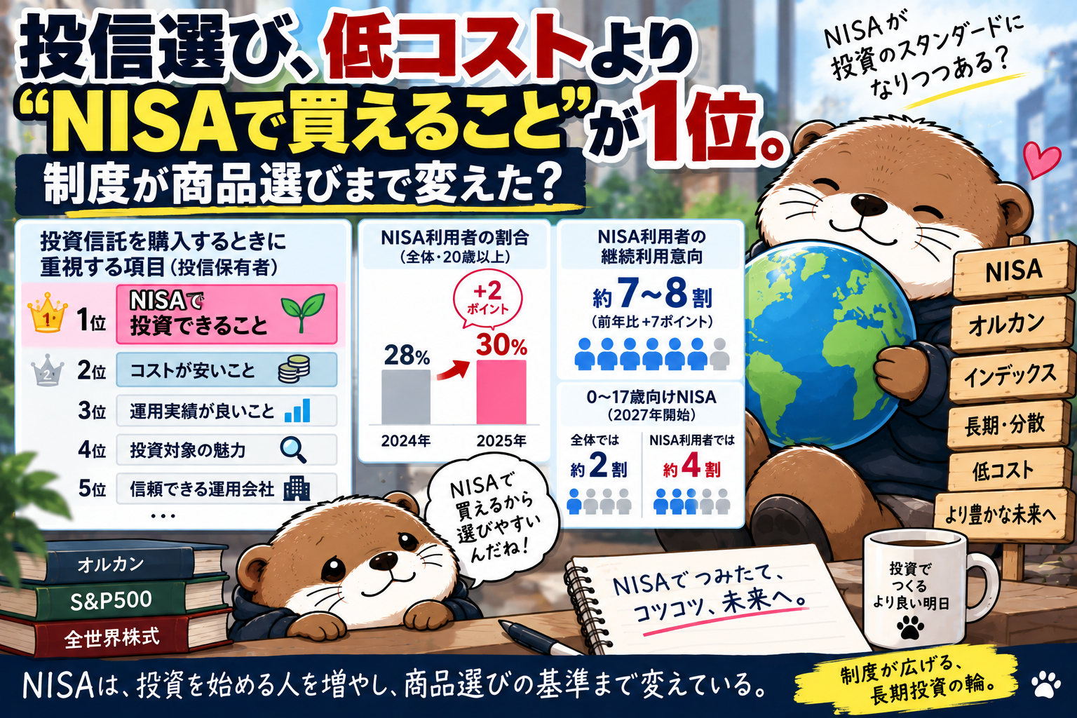 NISAで買えること