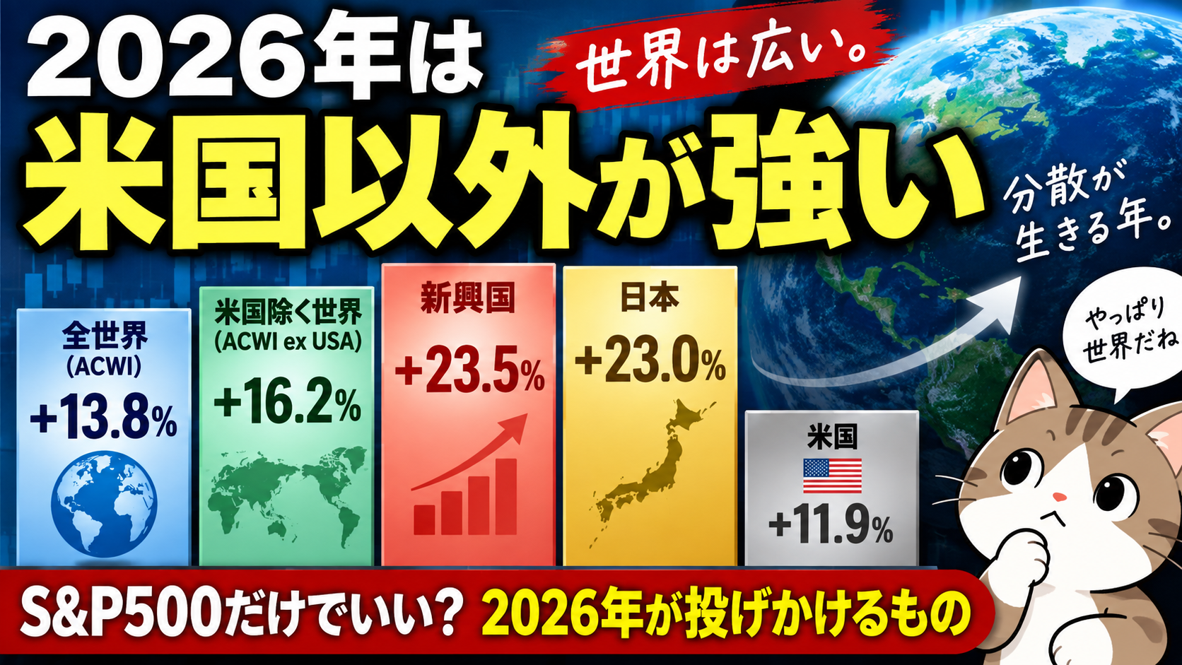 米国以外が強い