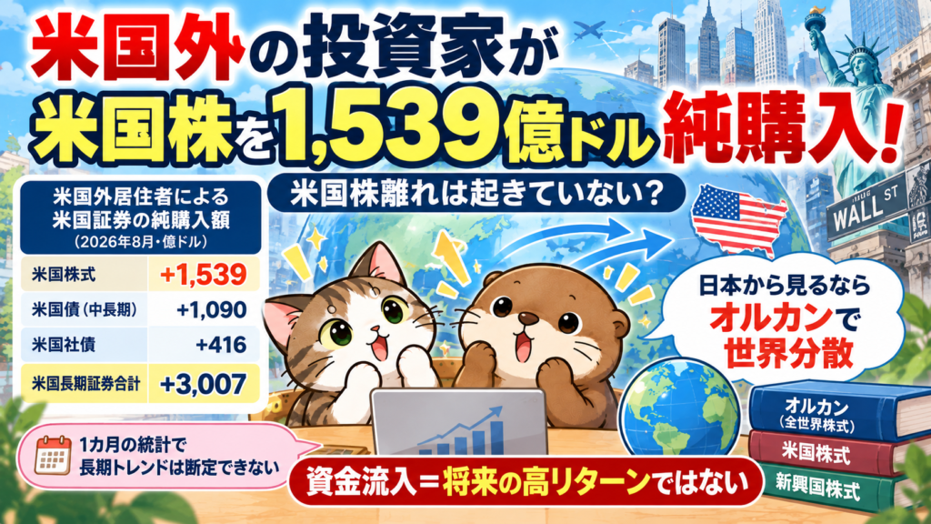 米国株離れは起きていない?