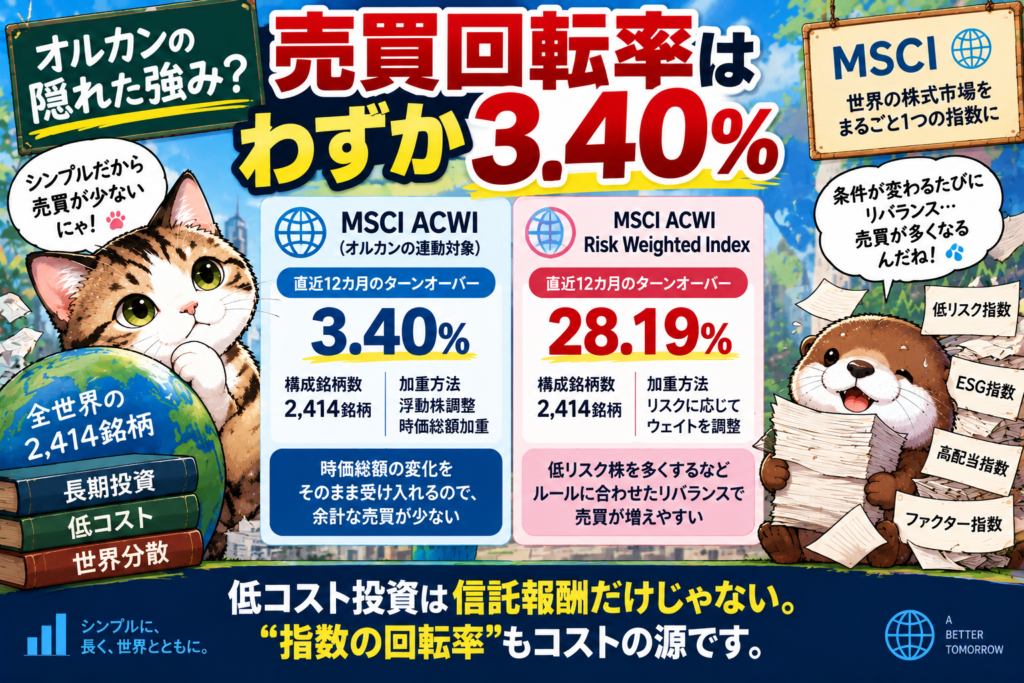 オルカン売買回転率