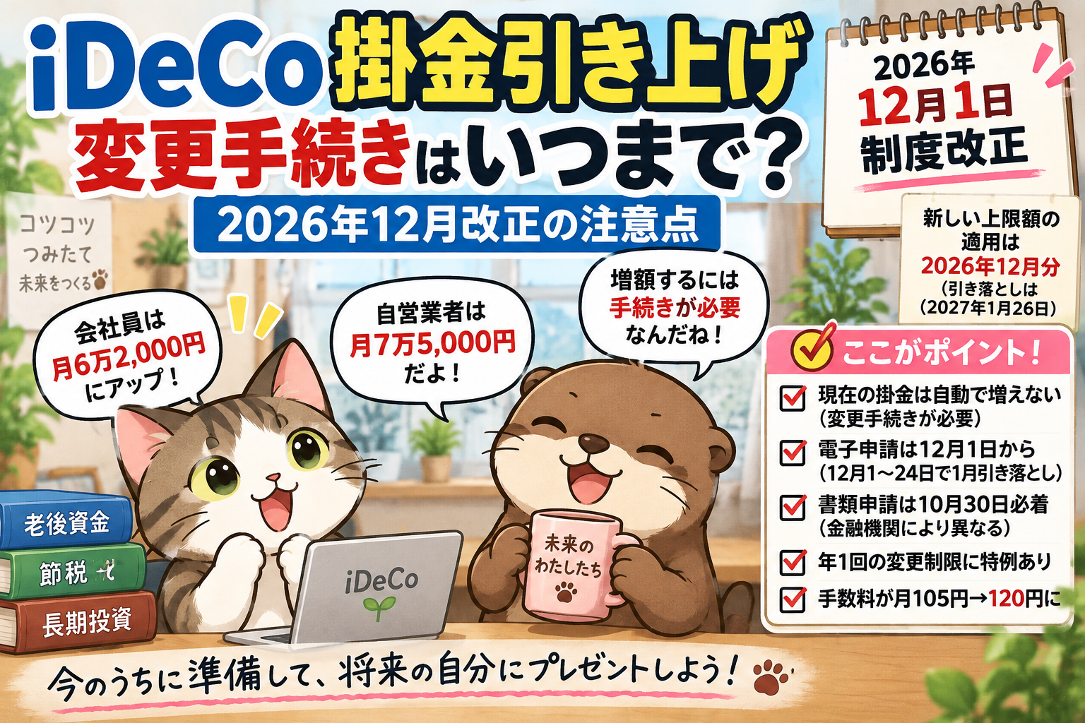 iDeCo掛金引き上げ