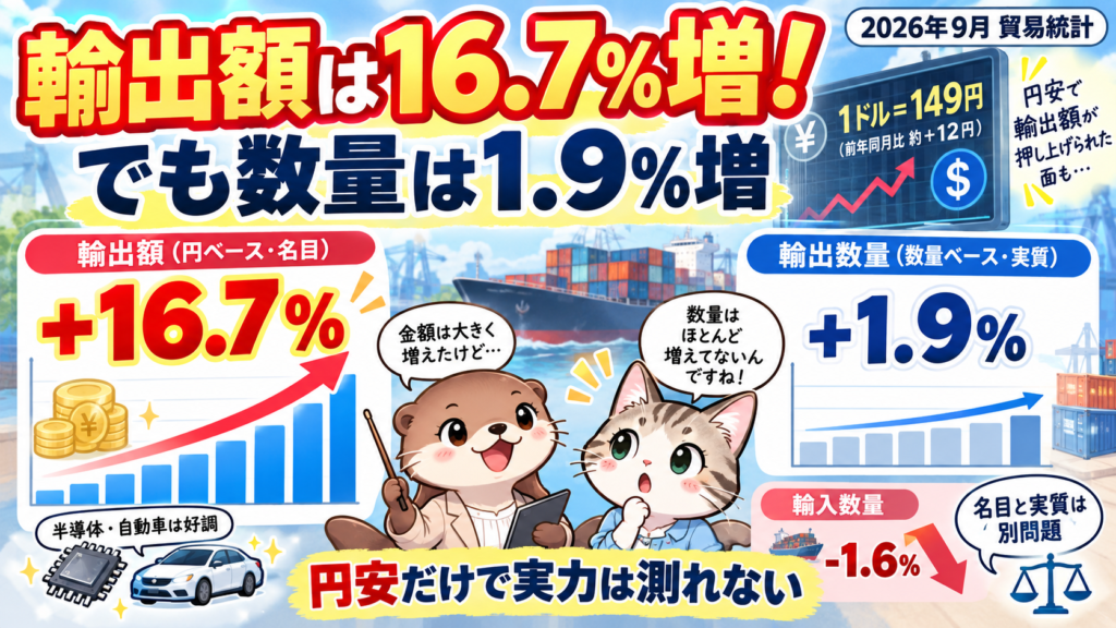 輸出と円安
