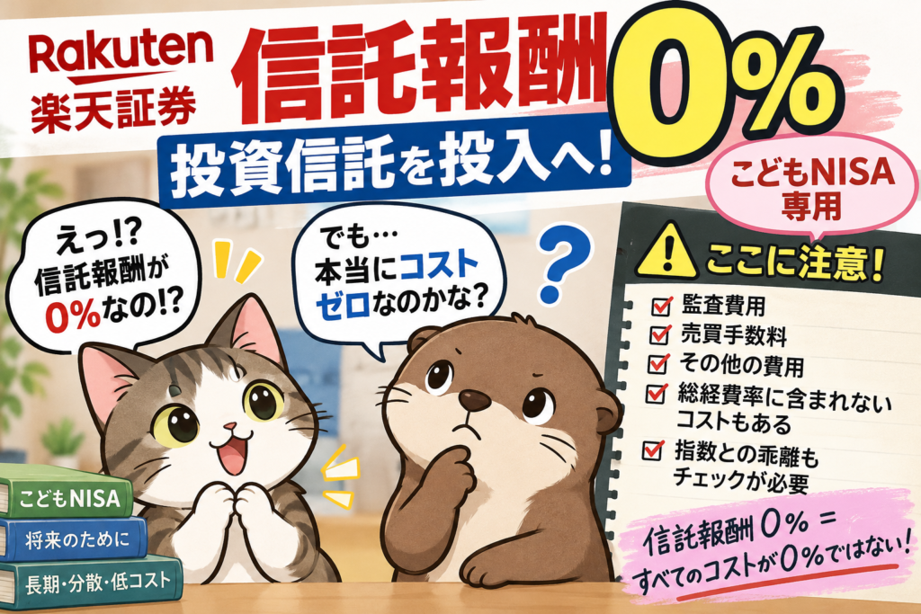 楽天証券信託報酬ゼロ投信